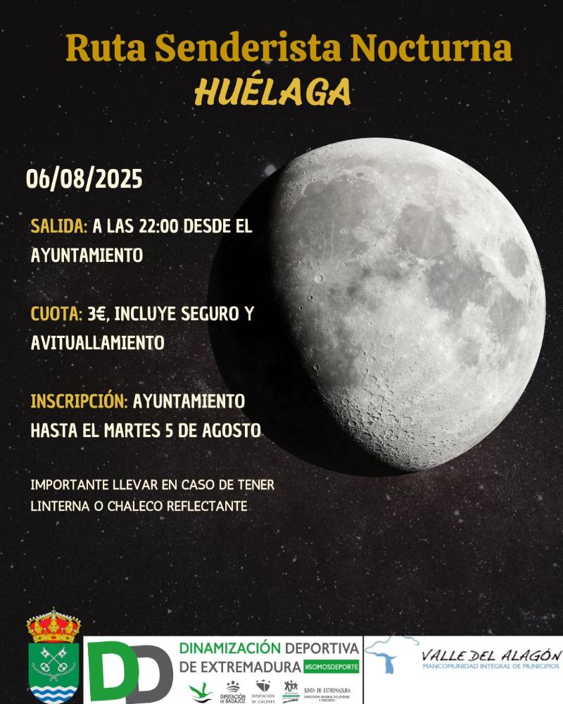 Imagen RUTA NOCTURNA HUÉLAGA.